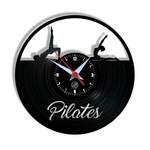 Ficha técnica e caractérísticas do produto Relógio de Parede Arte no LP Vinil Pilates 30cm
