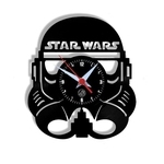Ficha técnica e caractérísticas do produto Relógio de Parede Arte no LP Vinil Star Wars 30cm
