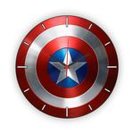 Ficha técnica e caractérísticas do produto Relógio de Parede Avengers Capitão América Escudo