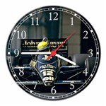 Ficha técnica e caractérísticas do produto Relógio de Parede Ayrton Senna Fórmula 1 Decoração Quartz - Vital Quadros