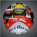 Ficha técnica e caractérísticas do produto Relógio de Parede Ayrton Senna Fórmula 1 - Vital Quadros