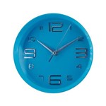 Ficha técnica e caractérísticas do produto Relógio de Parede Azul 20 Cm - Yin's