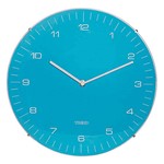 Ficha técnica e caractérísticas do produto Relógio de Parede Azul - Urban - 33 Cm