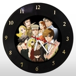 Ficha técnica e caractérísticas do produto Relógio de Parede - Baccano - em Disco de Vinil - Mr. Rock - Anime