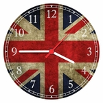 Ficha técnica e caractérísticas do produto Relógio De Parede Bandeira Da Inglaterra Países Presentes Decorações