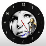 Ficha técnica e caractérísticas do produto Relógio de Parede - Barbra Streisand - em Disco de Vinil - Mr. Rock - Cantora Música