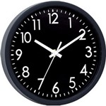 Ficha técnica e caractérísticas do produto Relógio de Parede Basic Black Preto