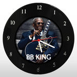 Ficha técnica e caractérísticas do produto Relógio de Parede - BB King - em Disco de Vinil - Mr. Rock - Blues Música B. B. King