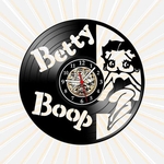 Ficha técnica e caractérísticas do produto Relógio de Parede Betty Boop Filmes Desenho Retrô Vintage LP