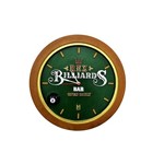 Ficha técnica e caractérísticas do produto Relógio de Parede Billiards Decoração Casa Quarto