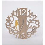 Ficha técnica e caractérísticas do produto Relógio de Parede Bird &Tree Mdf