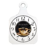 Relógio de Parede Bistrô Hora do Chá 44 Cm - Branco