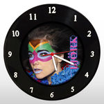 Ficha técnica e caractérísticas do produto Relógio de Parede - Bjork - em Disco de Vinil - Mr. Rock - Cantora Música Tecno Rock Pop