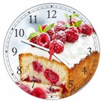 Relógio de Parede Bolo Pães Padarias Cafeterias Lanches