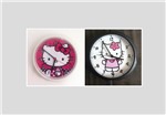 Relógio de Parede Boneca Hello Kitty Anime Sapo Keroppi - Artesanato