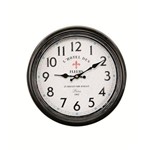 Ficha técnica e caractérísticas do produto Relógio de Parede Boulevard 5470 32cm Preto