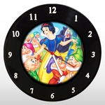 Ficha técnica e caractérísticas do produto Relógio de Parede - Branca de Neve - em Disco de Vinil - Mr. Rock - Disney
