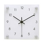 Ficha técnica e caractérísticas do produto Relógio de Parede Branco Classic 19 Cm
