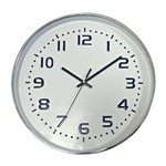 Ficha técnica e caractérísticas do produto Relógio de Parede Branco 32cm Standart Urban