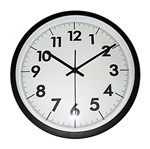 Relógio de Parede Branco e Preto 30cm Thick Urban