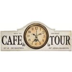 Ficha técnica e caractérísticas do produto Relógio de Parede Café Paris 6258 Branco