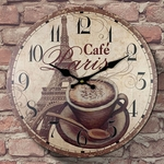 Ficha técnica e caractérísticas do produto Relógio de Parede Café Paris