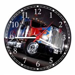 Ficha técnica e caractérísticas do produto Relógio de Parede Caminhão Decoração Veículos Salas Quartz - Vital Quadros