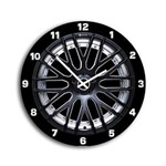 Ficha técnica e caractérísticas do produto Relógio de Parede Car Wheel
