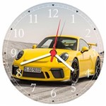 Ficha técnica e caractérísticas do produto Relógio de Parede Carros Porsche Decorações