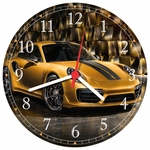 Ficha técnica e caractérísticas do produto Relógio De Parede Carros Porsche Decorações