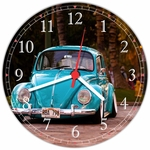 Ficha técnica e caractérísticas do produto Relógio De Parede Carros Vintage Fusca Retrô