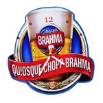 Ficha técnica e caractérísticas do produto Relógio de Parede Cerveja Chopp Brahma