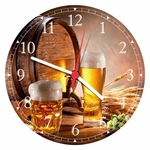 Ficha técnica e caractérísticas do produto Relógio De Parede Cervejas Chop Bebidas Gourmet