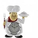 Ficha técnica e caractérísticas do produto Relógio de Parede Chefe de Cozinha - Yin S