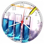 Ficha técnica e caractérísticas do produto Relógio de Parede Ciências Química Tubos Ensaios Laboratórios Decorar - Vital Quadros