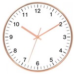 Relógio de Parede Cobre 25 Cm