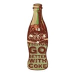Ficha técnica e caractérísticas do produto Relógio de Parede Coca Cola Garrafa - Bell´S