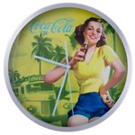 Relógio de Parede Coca-Cola Pin Up