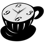 Relógio de Parede Coffee Cup