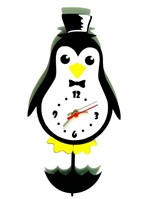Ficha técnica e caractérísticas do produto Relógio de Parede com Movimento - Modelo Pinguim - me Criative