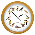 Ficha técnica e caractérísticas do produto Relógio de Parede com Sons de Aves - Dalgas - Marfim - 34cm