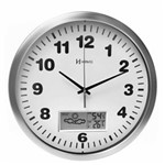 Ficha técnica e caractérísticas do produto Relógio de Parede com Termômetro Herweg 6413-79