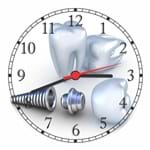 Ficha técnica e caractérísticas do produto Relógio De Parede Consultórios Dentista Odontologia