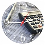 Ficha técnica e caractérísticas do produto Relógio de Parede Contabilidade Contador Economia Escritórios - Vital Quadros