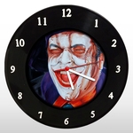 Ficha técnica e caractérísticas do produto Relógio de Parede - Coringa - em Disco de Vinil - DC Comics - Jack Nicholson - Mr. Rock