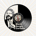 Ficha técnica e caractérísticas do produto Relógio de Parede Cortella Vinil LP Decoração Retrô Vintage