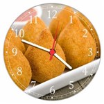 Ficha técnica e caractérísticas do produto Relógio de Parede Coxinha Padarias Cafeterias Lanches