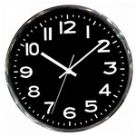 Ficha técnica e caractérísticas do produto Relógio de Parede Cromado - Btc