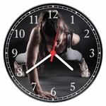 Ficha técnica e caractérísticas do produto Relógio De Parede Crossfit Academia Ginástica Musculação