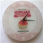 Ficha técnica e caractérísticas do produto Relógio de Parede Cupcake - Criativos